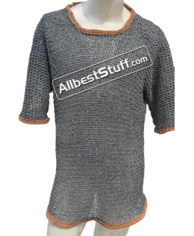 Aluminum Chain Mail Hauberk Full Flat Riveted Actual Chest 42